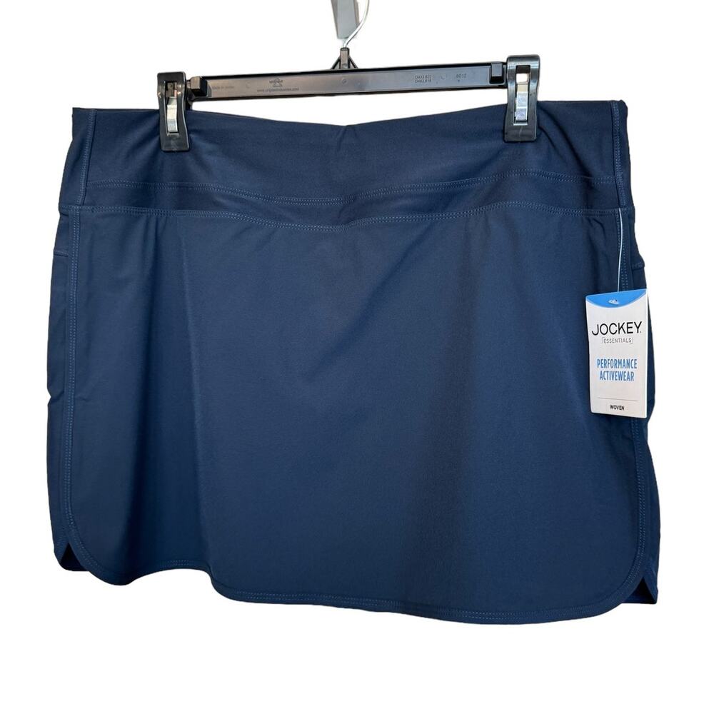 New ~ JOCKEY ~ Neo Navy Baseline Skort Size L SALE NAVY BLUE